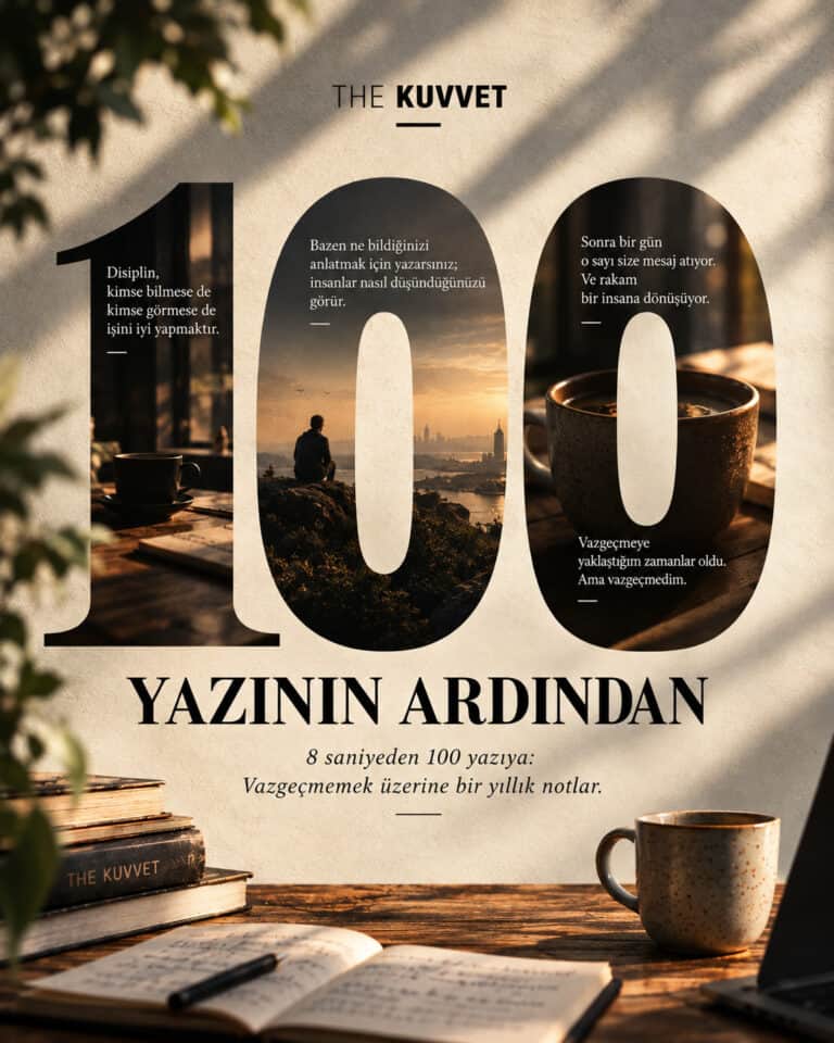 100 yazının ardından